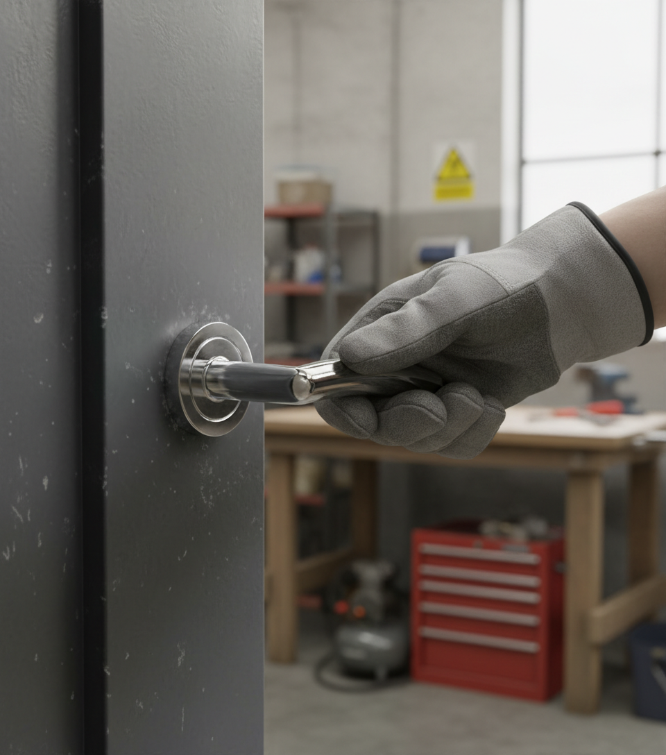 Premium Heavy Duty Lever on Rose with Chrome and Satin Finish for Secure Fixings