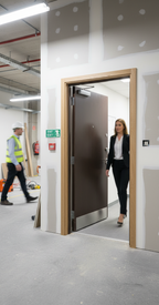 Premium Unfinished Hardwood FD30 Fire Door Casing - 108mm and 133mm Widths, 43mm Thickness with Pre-Grooved Intumescent Slots