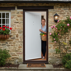 Premium External White Painted Composite Door - Customizable, Durable, and Eco-Friendly with Lifetime Guarantee - Image 2