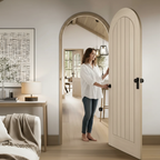 Premium Arched Internal Door in Blonde Oak with Engineered Construction and Eco-Friendly Timber