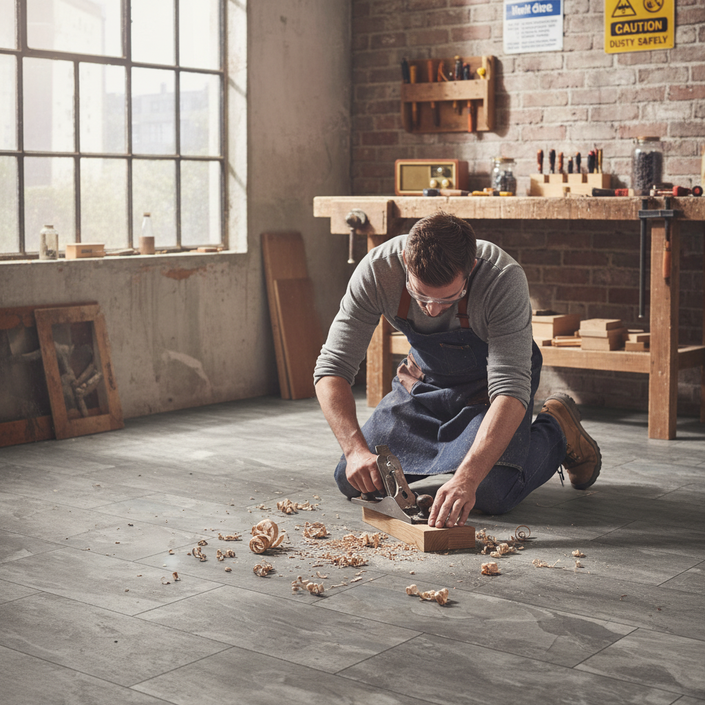 Premium 8mm Moisture Resistant Laminate Flooring for Bathrooms and Kitchens - Durable Aquastop Surface with 20-Year Guarantee