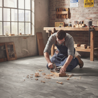 Premium 8mm Moisture Resistant Laminate Flooring for Bathrooms and Kitchens - Durable Aquastop Surface with 20-Year Guarantee