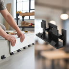 Premium Skirting Board Fastening Clips for Easy Wall Installation and Secure Fit