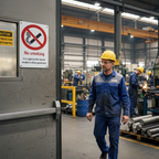 Premium No Smoking Door Sign in Satin or Bright Stainless Steel Finish with 10 Year Guarantee