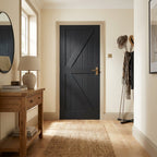 Black Internal Made-to-Measure Fully Finished Oak Barn Door