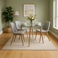 Brushed and Oiled Solid Real Wood Flooring in Natural Oak, 18mm