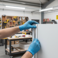 Premium PVC Wall Panelling Internal Corner Trim - Durable Silver Finish for Seamless Installation
