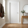 Cottage 5 Panel White Internal Door Moulded Smooth Finish