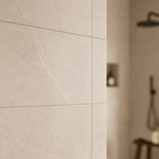 Smooth Matt Porcelain Wall & Floor Tile in Belmont Finish - detail view