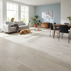 Premium 14mm Matt UV Lacquer Engineered Real Wood Flooring in Ivory White Oak - High-Quality and Beautiful Variation in Color and Texture