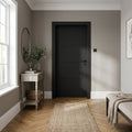 Internal Made-to-Measure 4 Panel Fully Finished Black Studio Door
