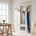 Premium Clear Glazed Internal Door with Cricket Bat Moulding and Solid Engineered Core for Durability