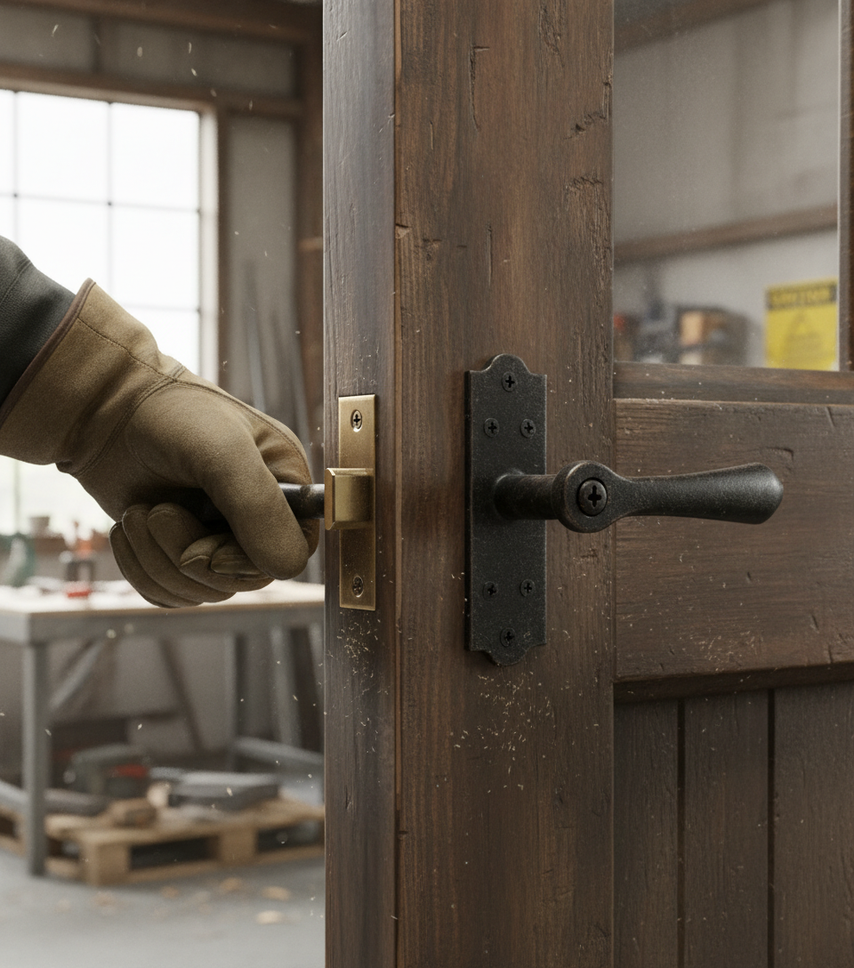 Premium Heavy Duty Door Latch 3 Inch for 35mm to 40mm Thick Interior Doors with Enhanced Strength for Un-Sprung Knobs