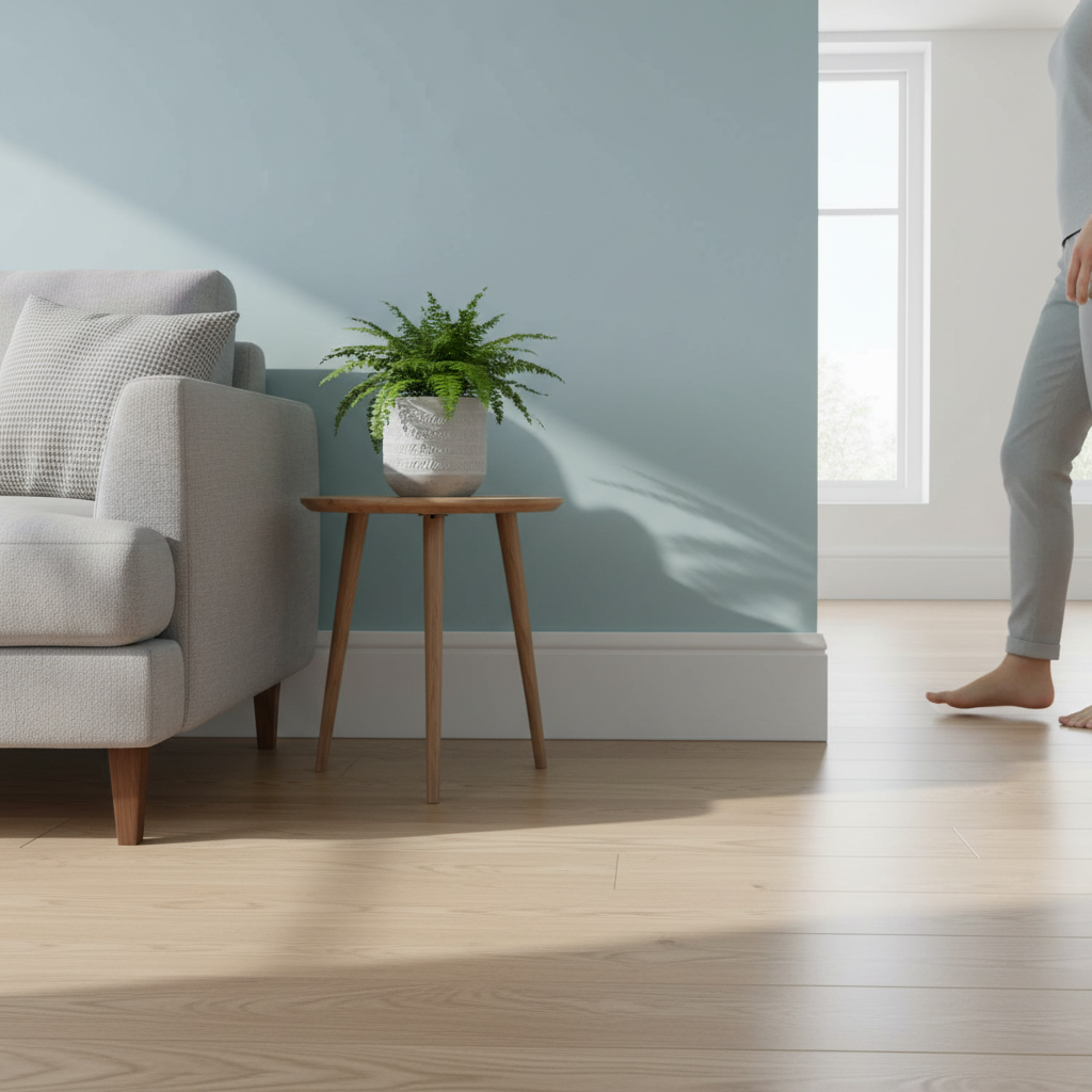 Premium Square Grooved Skirting Board - Pre-Primed MDF with Smooth Finish for Modern Interiors, Available in Two Sizes