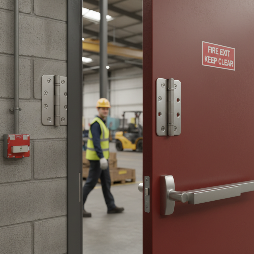 Premium Grade 304 Radius Stainless Steel Ball Bearing Hinges - CE Marked, Fire Door Approved, Endurance Tested to Grade 13