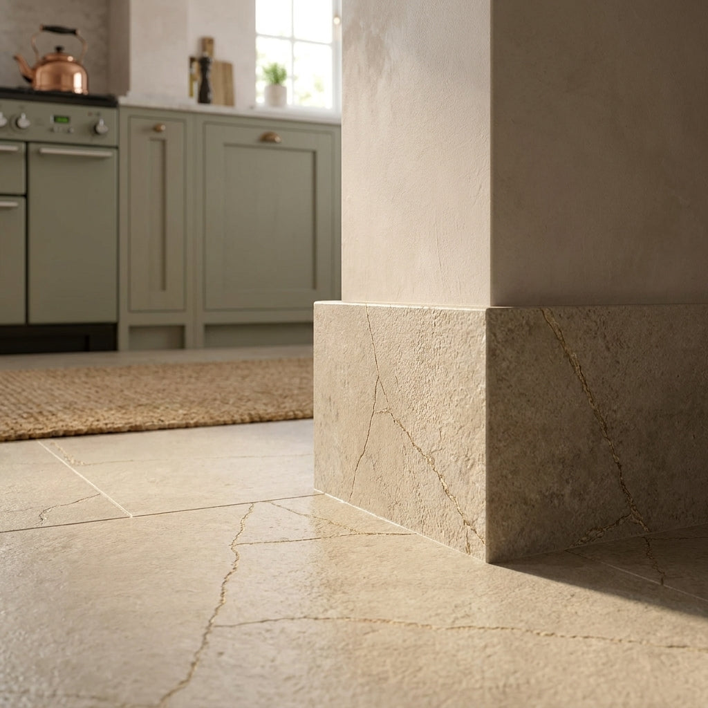 Round Edge Upstand 3000mm for Laminate Worktop, 12mm Thick, Matt Finish - detail view