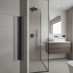 Premium Aluminium Inner Corner Trim for SPC Wall Panels - 2.6m Length for Seamless Finish