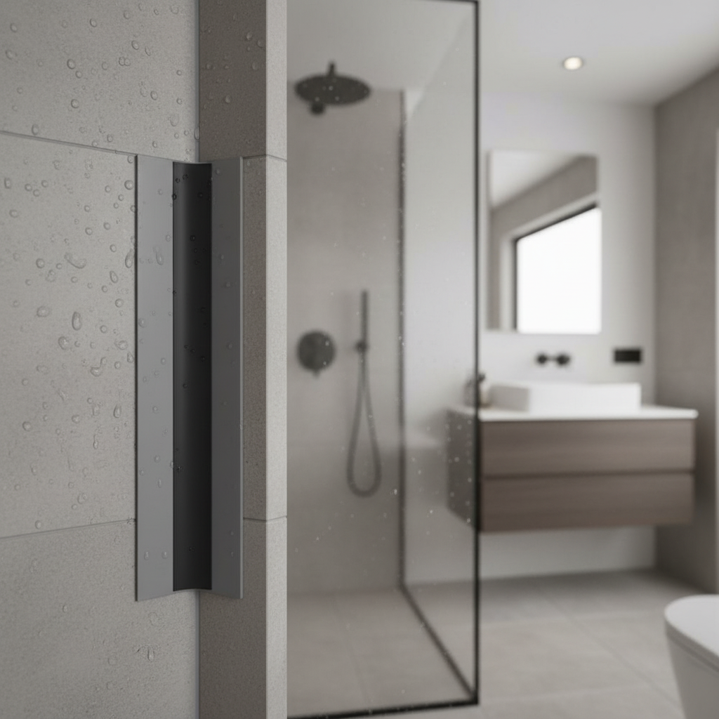 Premium Aluminium Inner Corner Trim for SPC Wall Panels - 2.6m Length for Seamless Finish