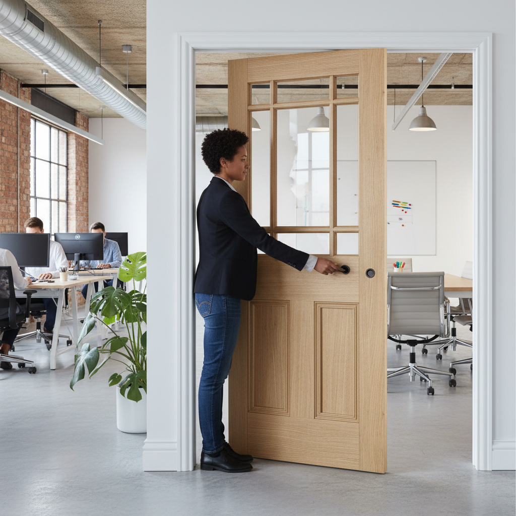 Premium Glazed Pocket Door Set - 9L Design with Galvanized Steel Frame and Adjustable Features for Seamless Functionality