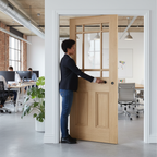 Premium Glazed Pocket Door Set - 9L Design with Galvanized Steel Frame and Adjustable Features for Seamless Functionality