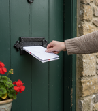 Premium Fleur de Lys Letter Plate for Authentic Home Decor - Ideal for Cottages and Castles