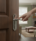 Premium Lever Handle on Backplate - Versatile Options for Interior Doors - High-Quality Professional Grade for Industrial and Commercial Applications