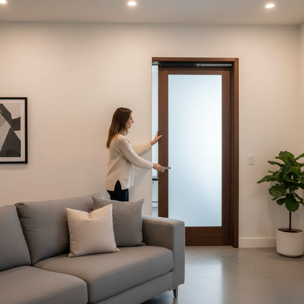 Premium Soft Close Mechanism for Single Pocket Door - Easy to Install and Operate, Ideal for Doors Up to 50kg