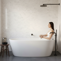 Premium Lustre Stone Waterproof Wall Panelling 800 x 400mm for Modern Interiors - High-Quality Professional Grade for Industrial and Commercial App...