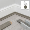 Laminate Scotia Beading Medium Grey 2400mm x 18mm