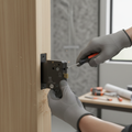 Premium 76mm (3'') Bathroom Lock - Matt Black Finish for Internal Doors - High-Quality Professional Grade for Industrial and Commercial Applications