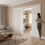 Premium High-Performance Bi-Folding Room Divider with Top Hung System and Customizable Configurations for Stylish Space Management