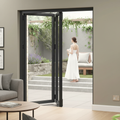 6ft Premium Slimline Grey Aluminum Bifold Doors with Double Glazing, High Thermal Efficiency, and Enhanced Security Features