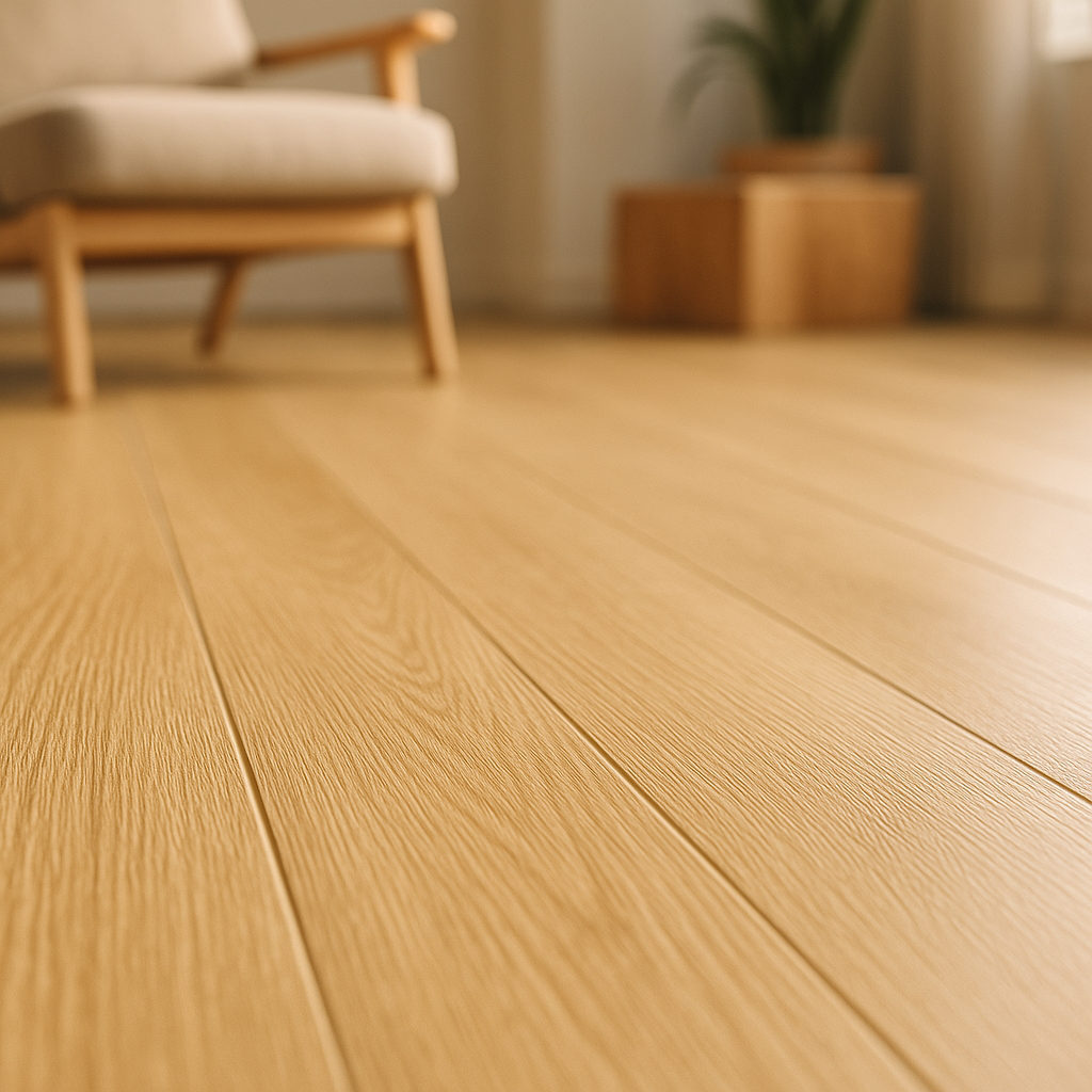 5mm Rigid Core LVT Flooring in Vancouver Oak with Embossed UV Coating - detail view