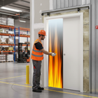 Custom Made Heavy Duty Fire Rated Pocket Frame System for Non-Standard Doors - 30 Minute Fire Rating, Adjustable Height and Width