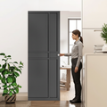 Premium Industrial-Style Flush Pocket Door Set with No Bottom Track and Adjustable Doorstop for Seamless Integration