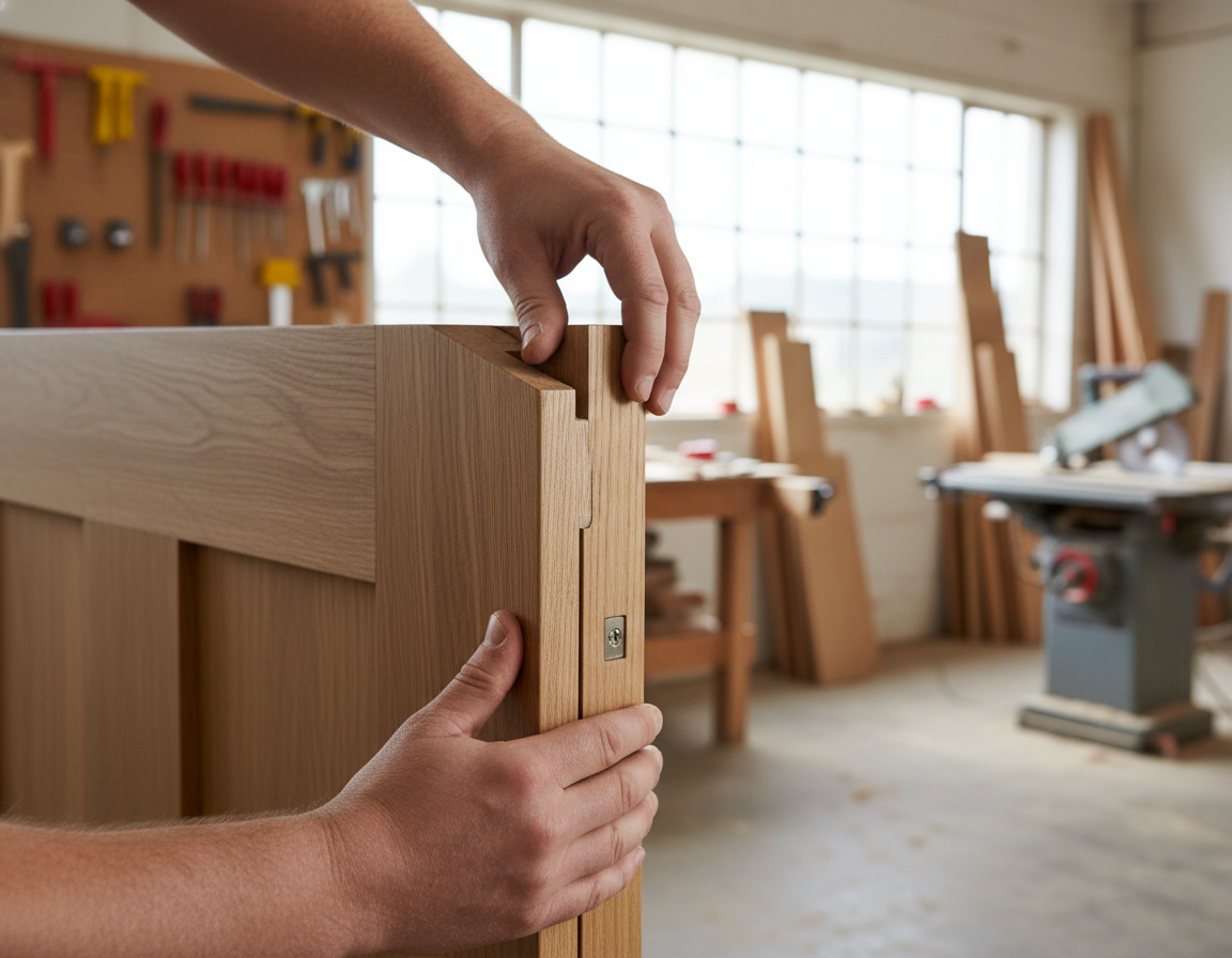 Premium Oak Fully Finished Door Pair Maker for 78" High Internal Doors with Easy Installation and Engineered Construction