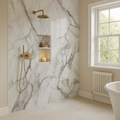 Pandora Marble PVC Gloss Shower Wall Panel 2400x1000mm Fully Waterproof