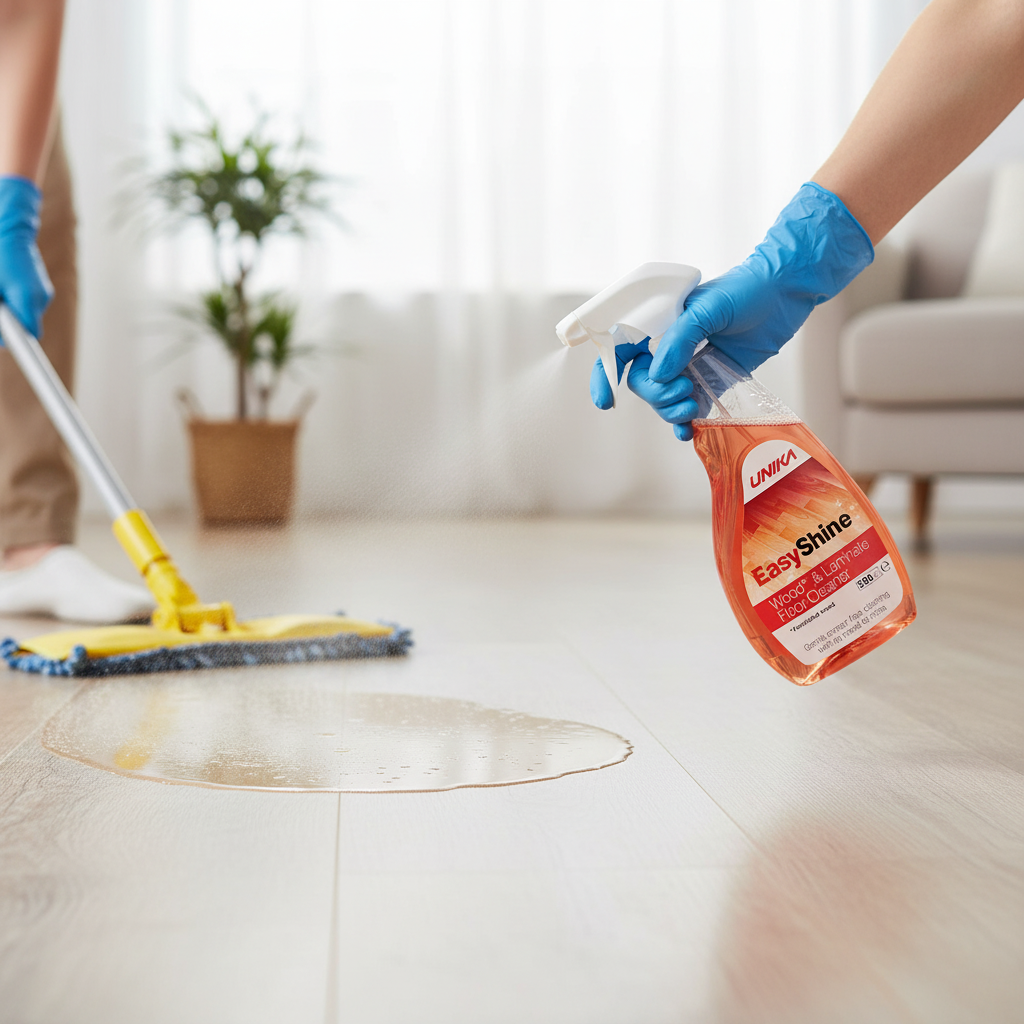 Premium 500ml Wood and Laminate Cleaner with Polymer Film for Sparkling Shine and Floor Protection