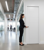 Premium Fire Rated Pocket Door System with Adjustable Track and Hardwoods for Enhanced Stability and Performance