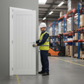 Premium Internal White Primed Fire Door FD30 with Solid Core and 10-Year Warranty