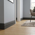 2.4m Dark Grey Torus Laminate Skirting Board 63-116mm