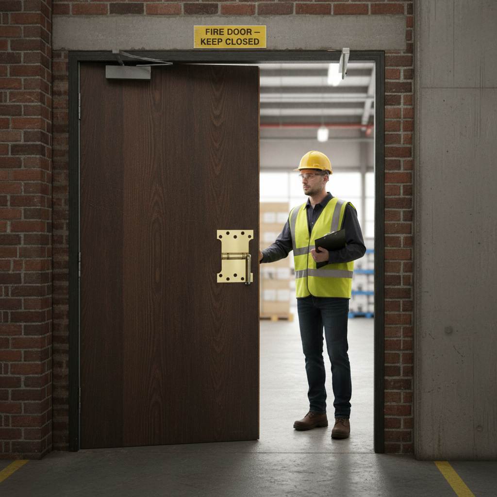 Premium Grade 13 Parliament Hinge for Fire Doors - 180-Degree Opening, CE Marked, Certifire Tested, 25-Year Guarantee