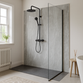 Sand Marble PVC Gloss Shower Wall Panel 2400x1000mm 100% Waterproof