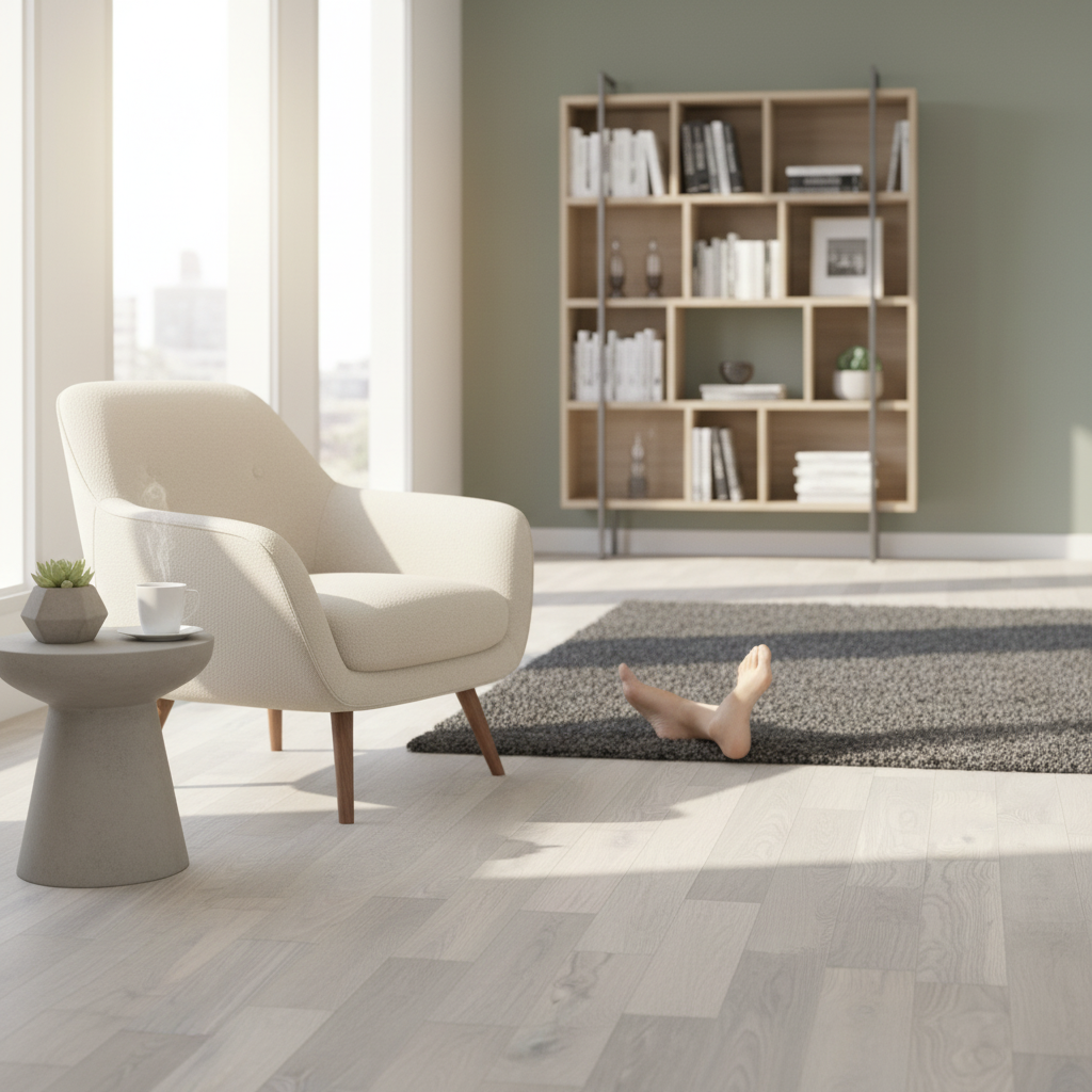 Premium 14mm Matt UV Lacquer Engineered Real Wood Flooring in Ivory White Oak - High-Quality and Beautiful Variation in Color and Texture