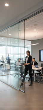 Premium Satin Glass Door with Sandblasted Lines, Frameless Design, and Versatile Sizes Up to 1026mm x 2040mm