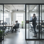 Premium Clear Glazed Double Flush Pocket Door Set - Space-Saving Design with No Bottom Track and 15-Year Guarantee