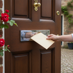 Premium Extra Large Letter Plate for A4 Envelopes - Complete with Fixings for Easy Installation