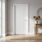 FD30 Rated White Internal Cottage Fire Door, Primed Finish, Solid Core