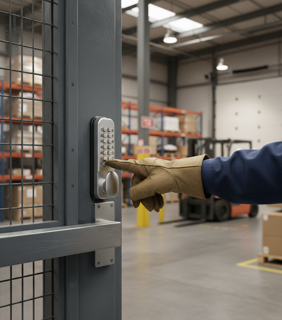 Premium Digital Code Lock for Internal and External Use with Over 8000 Customizable Codes and Hold Open Option