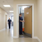 Premium Fire Rated FD30 Door Lining with Loose Stop, White Primed Finish, and Hardwood Oak Construction